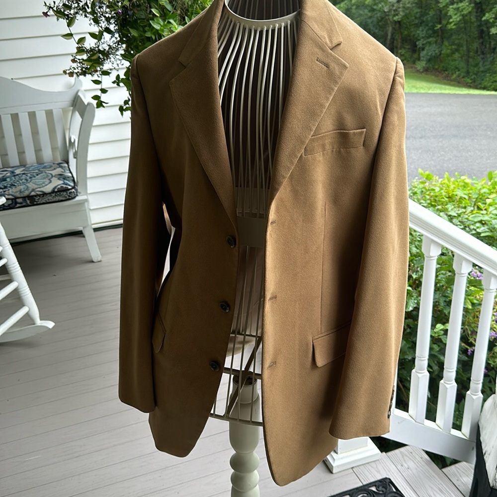 Suede blazer